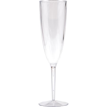 Sensations Clear Plastic Champagne Glasses, 6oz, 96PK 347890